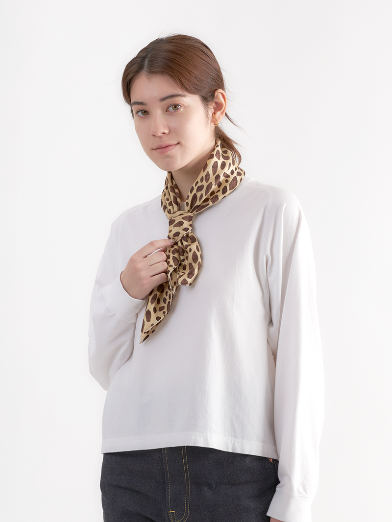 シルクスカーフ65＞ レオパード – manipuri