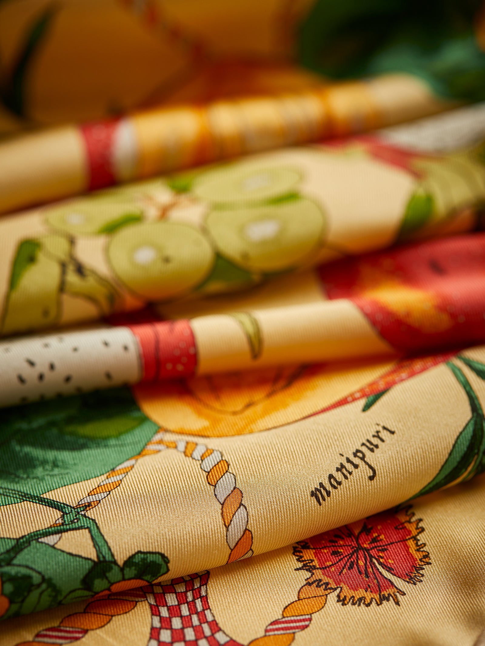 シルクスカーフ88＞ フルーツバスケット – manipuri