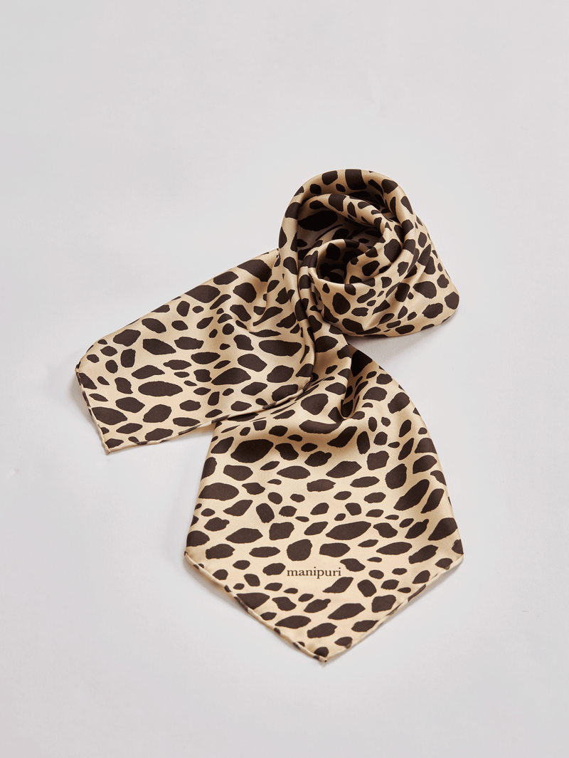 シルクスカーフ88＞レオパード – manipuri