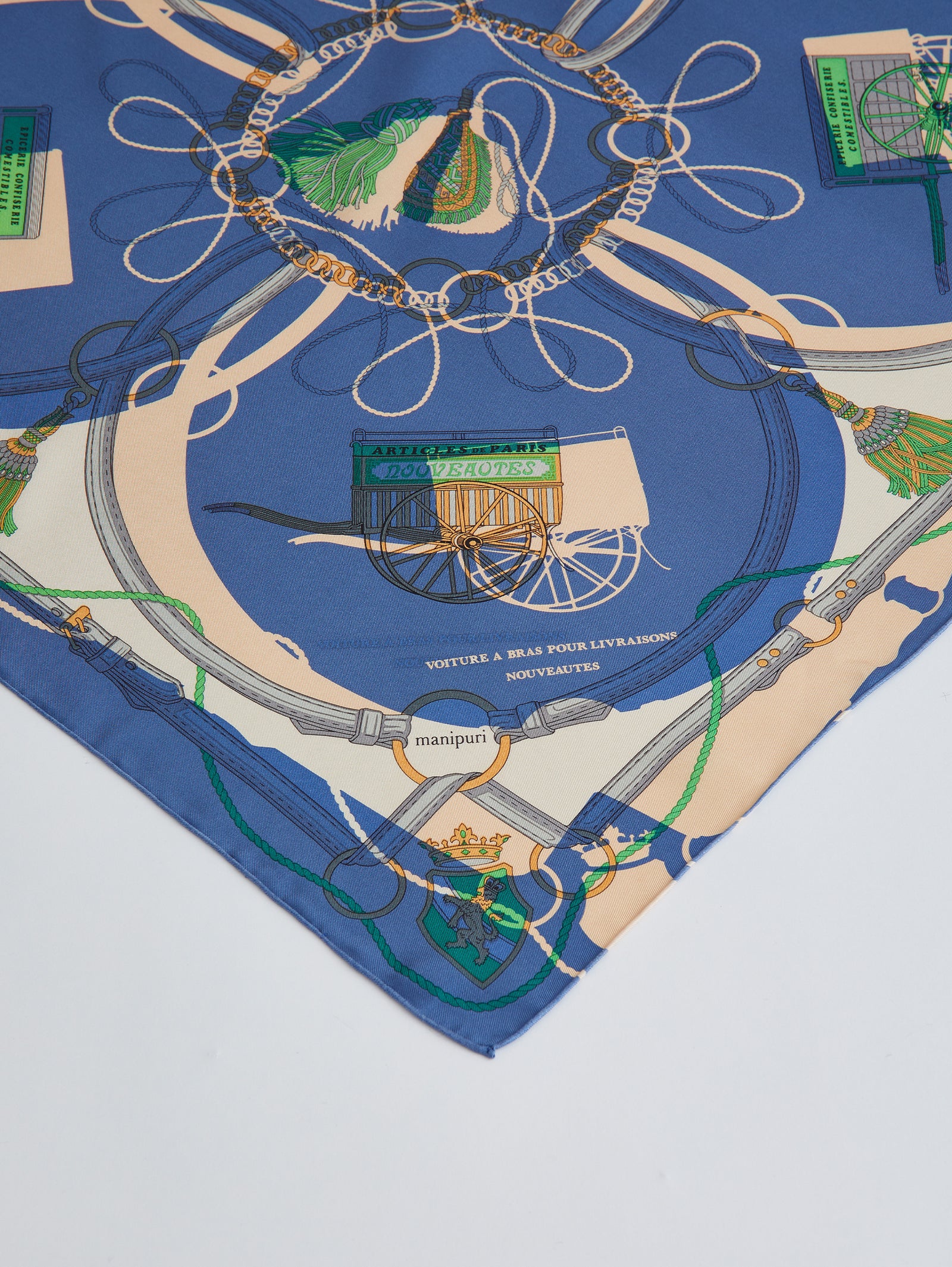 シルクスカーフ65＞コラージュカート – manipuri