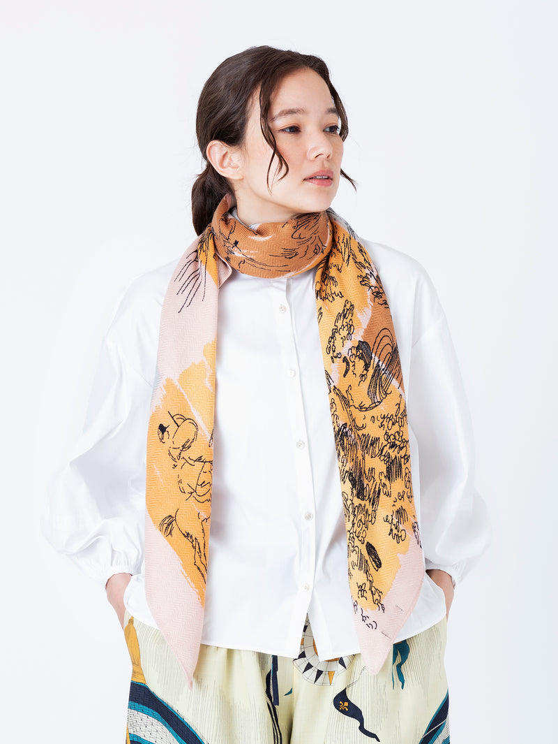 ウールシルクストールヘリンボーン織120＞レディ – manipuri