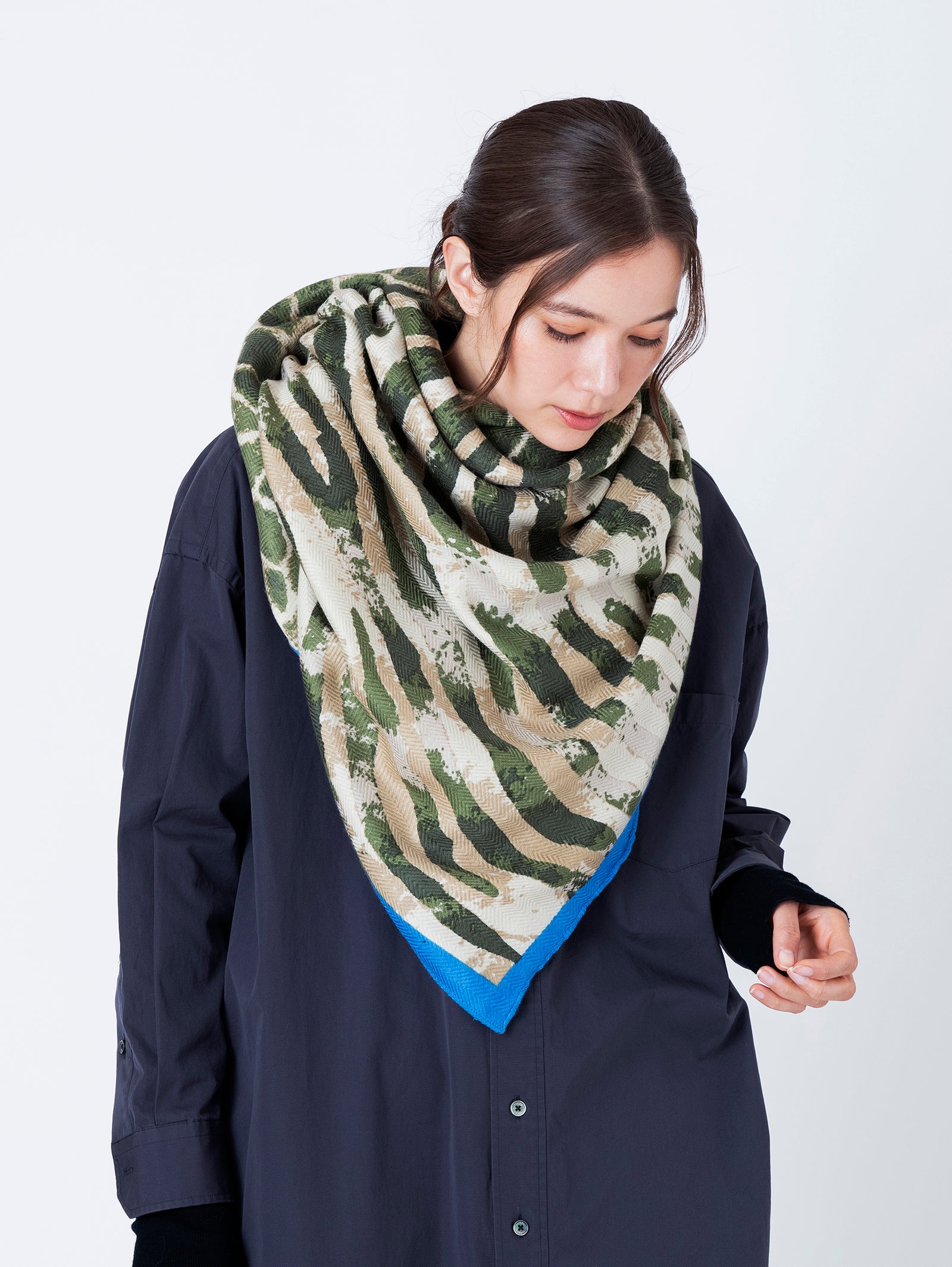 マニプリ カシミア混スカーフ マニプリ カシミア混スカーフ MUFFLER