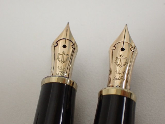 万年筆 SAILOR JAPAN PROFIT 14K H-F + PROFIT 14K H-MF セーラー 14K