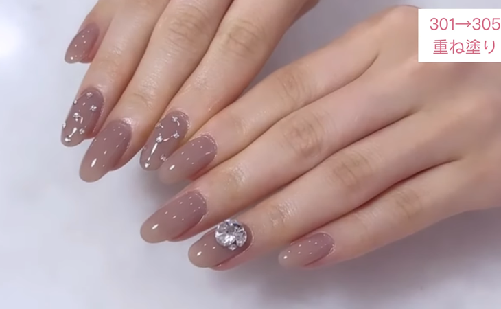 maogel全色紹介2023.11-乳白色•ベージュ•ブラウン•レッド- ｜mao nail