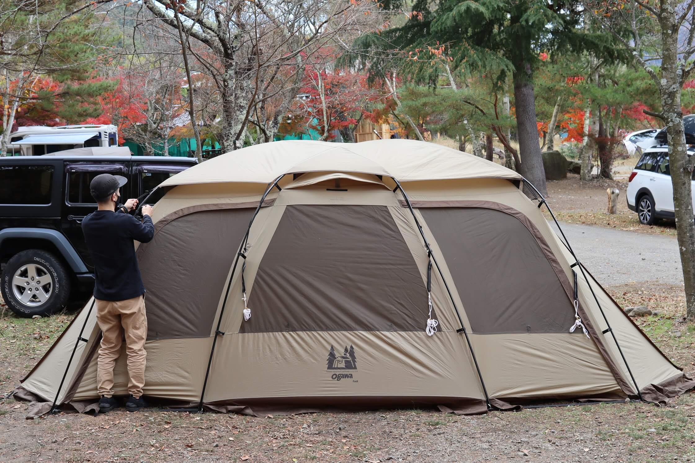 ogawa ファシル レビュー。「全てがちょうど良い」ファミリーテント