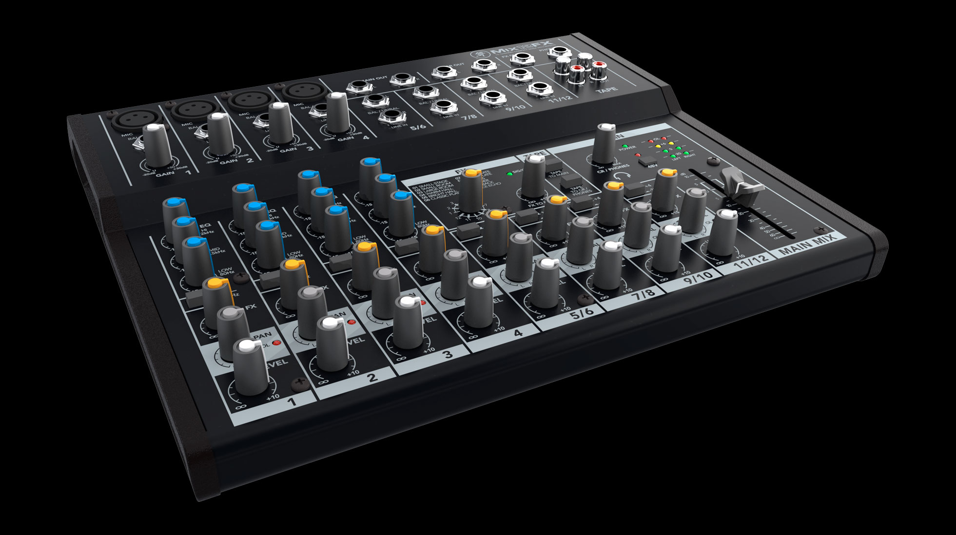 Mix12FX 12-Channel Compact Mixer with Effects | MACKIE