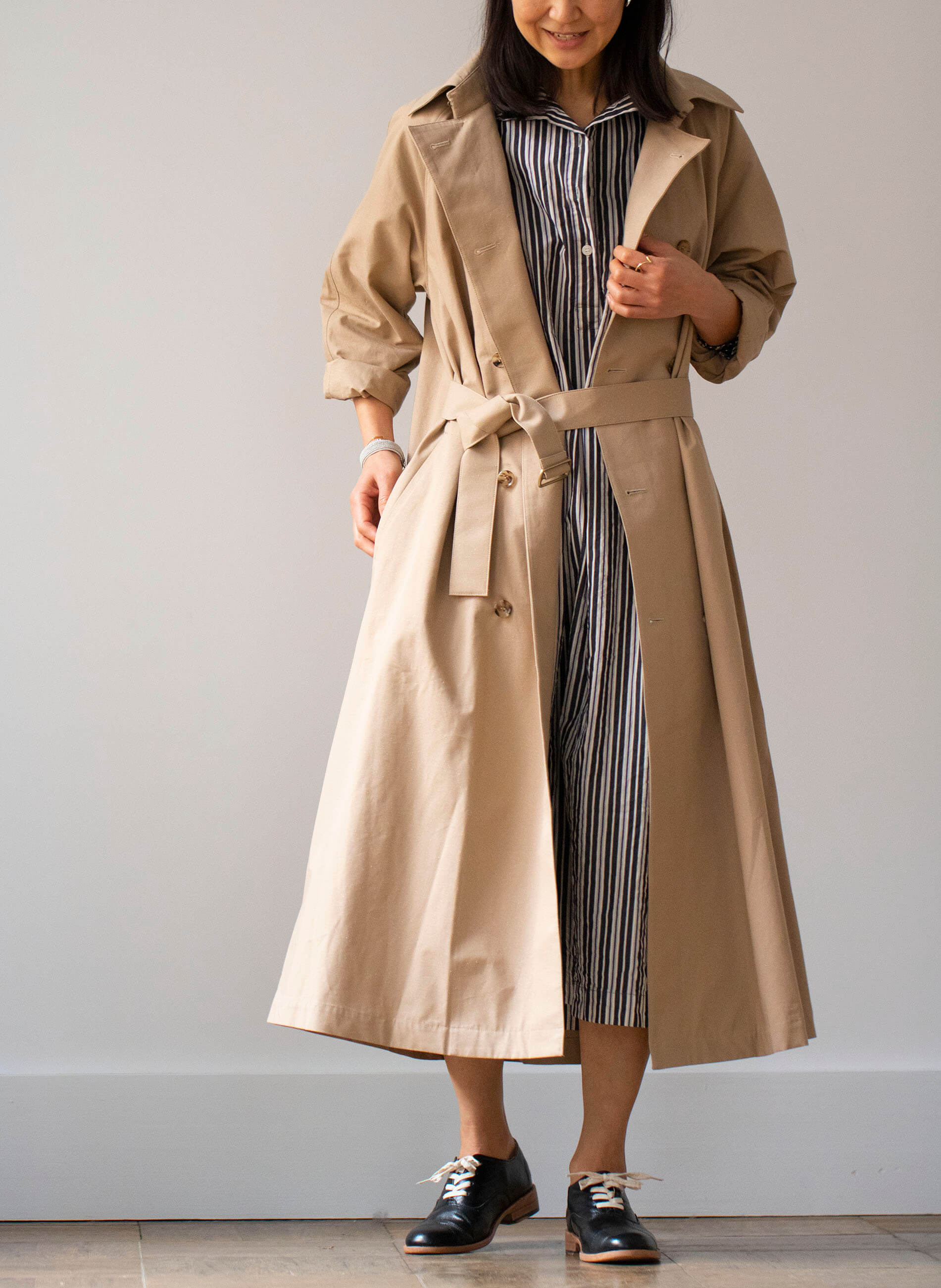 トレンチエッグ」「trench egg」soutiencollar（ステンカラー