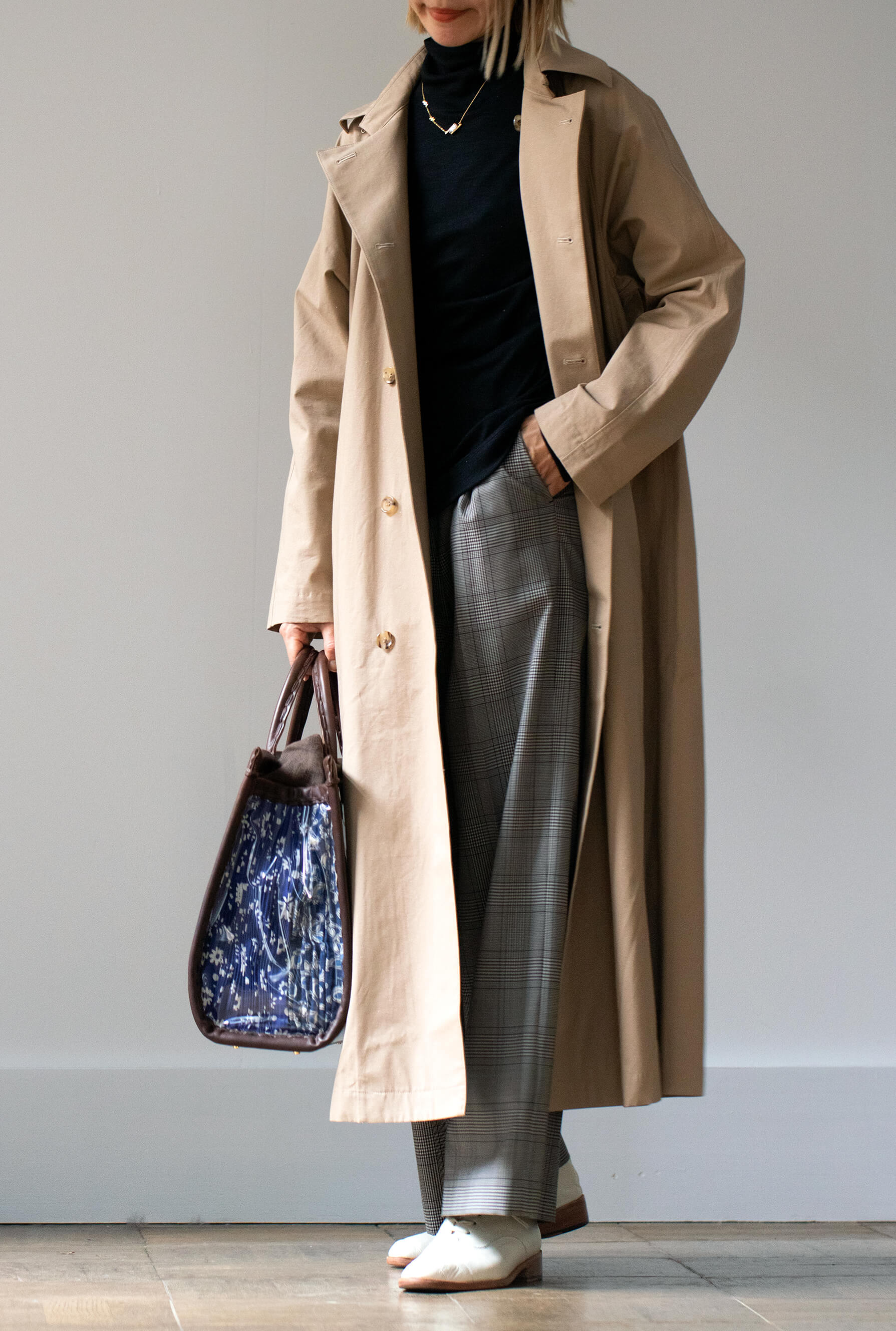 トレンチエッグ」「trench egg」soutiencollar（ステンカラー