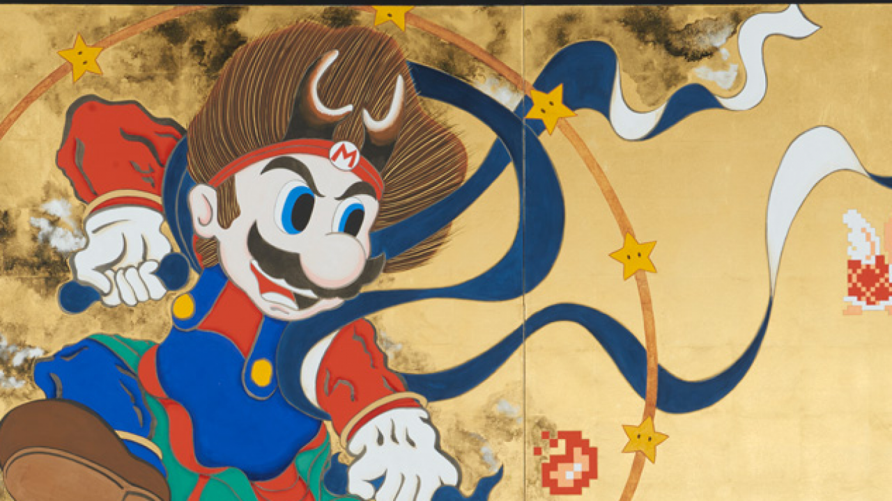 なんと琳派とマリオがコラボだよ！琳派400年×マリオ30年でスペシャルな