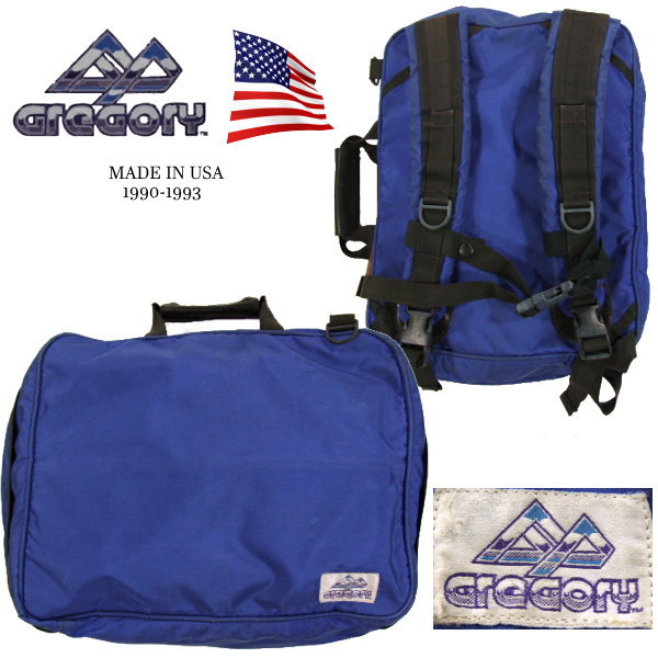 ☆完売 アメリカ製 グレゴリー MADE IN USA GREGORY 1990-1993年 旧