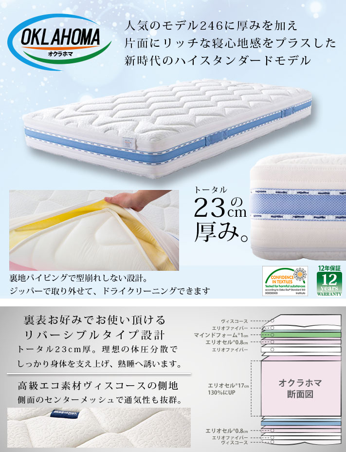 オクラホマ | マニフレックス西宮ショールーム