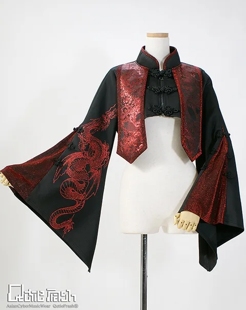 Qutie Frash】 チャイナショートカーデ -TyCHE iero(旧KERA SHOP金沢店）