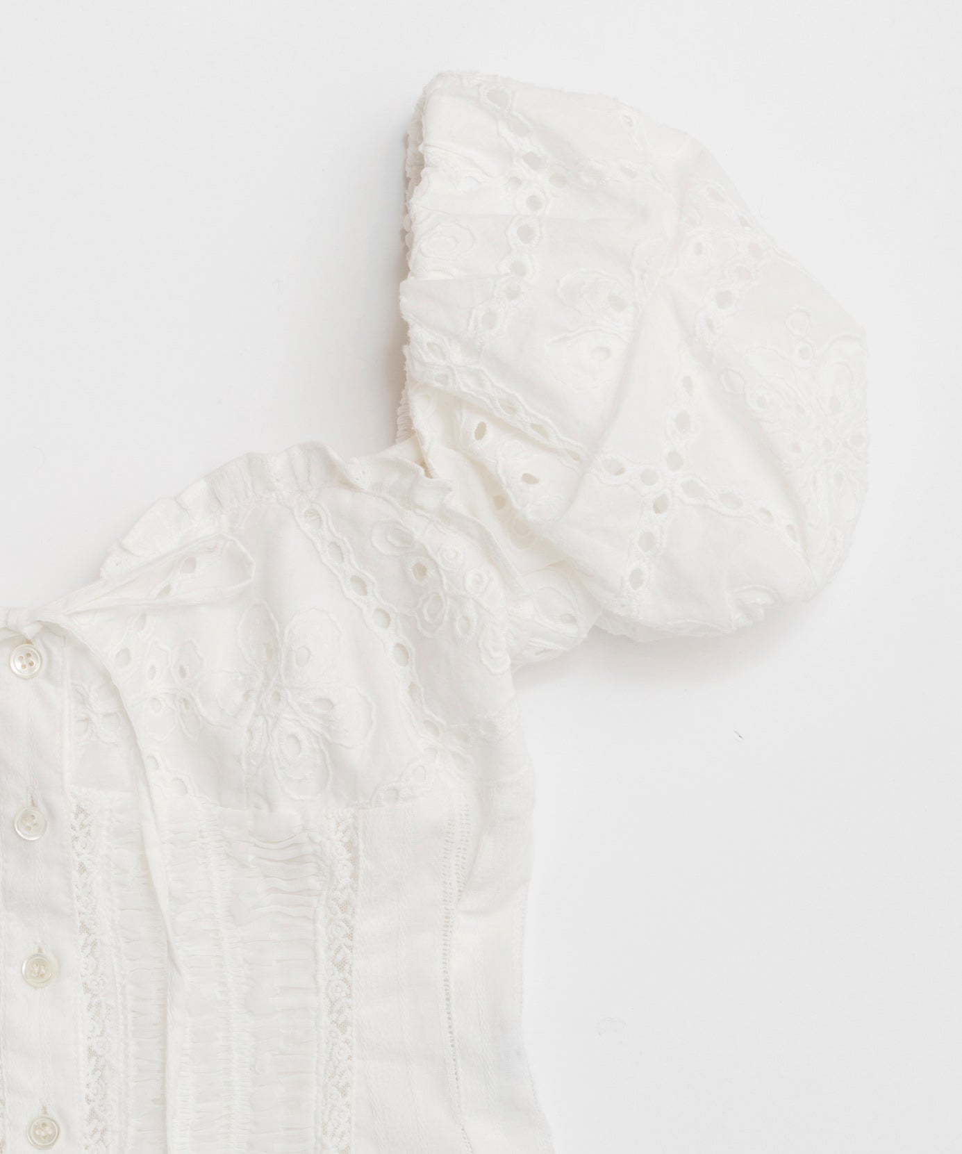 2way Cotton Puff Sleeve Bustier