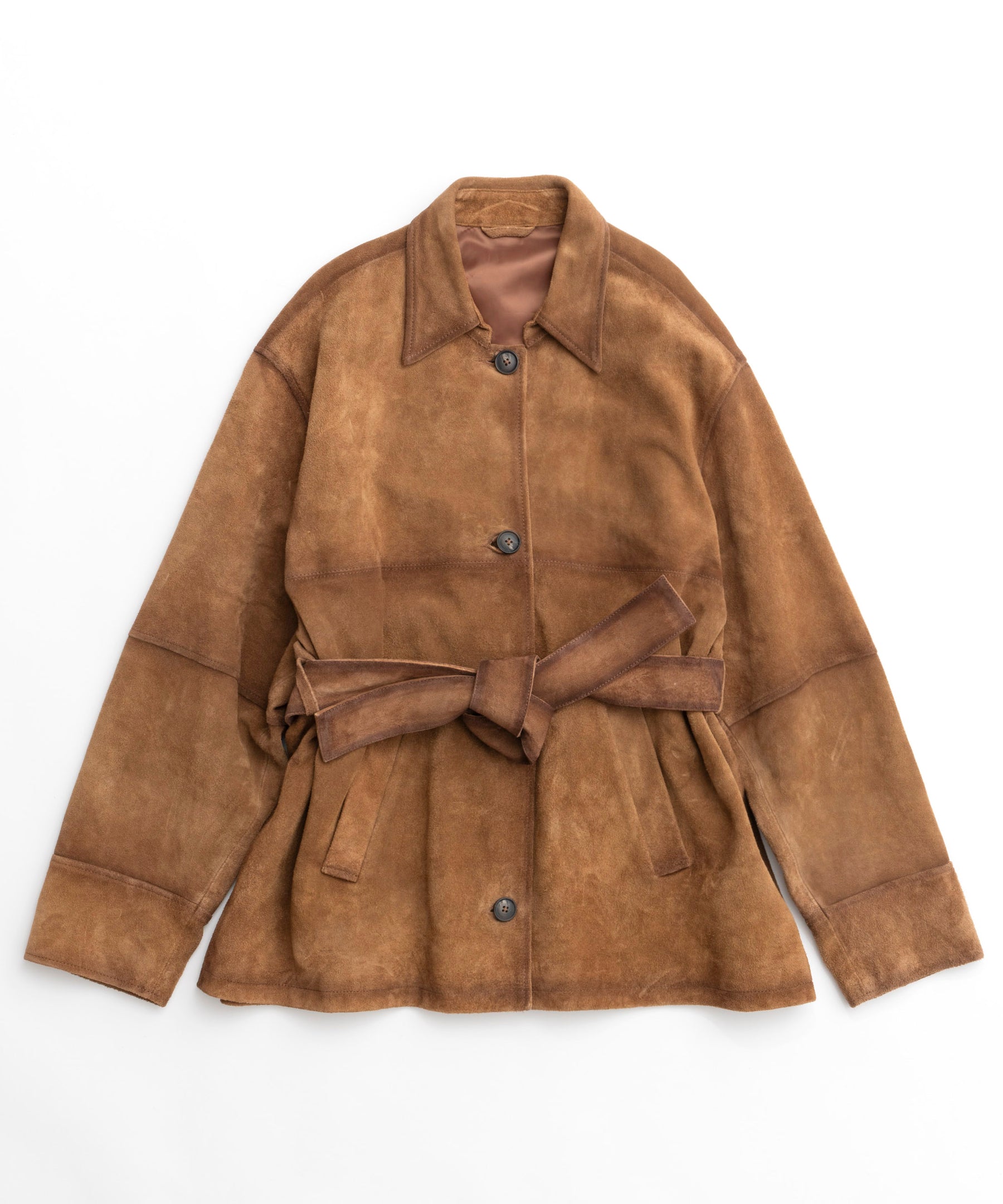 SALE】Real Suede Oversized Shirt