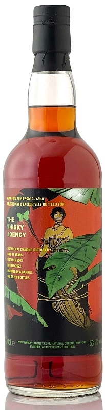 アートワーク】ガイアナ ラム ダイアモンド[2003] 18年 バレル【TWA×TR】