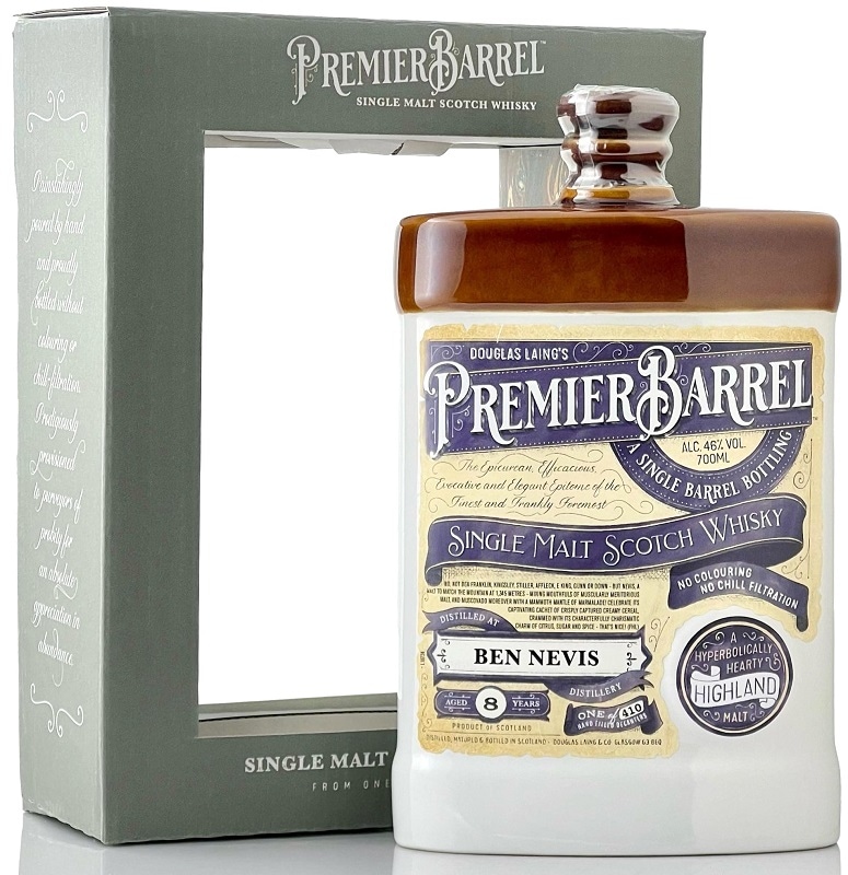 プルミエバレル】ベンネヴィス 8年 リフィルホグスヘッド【ダグラス