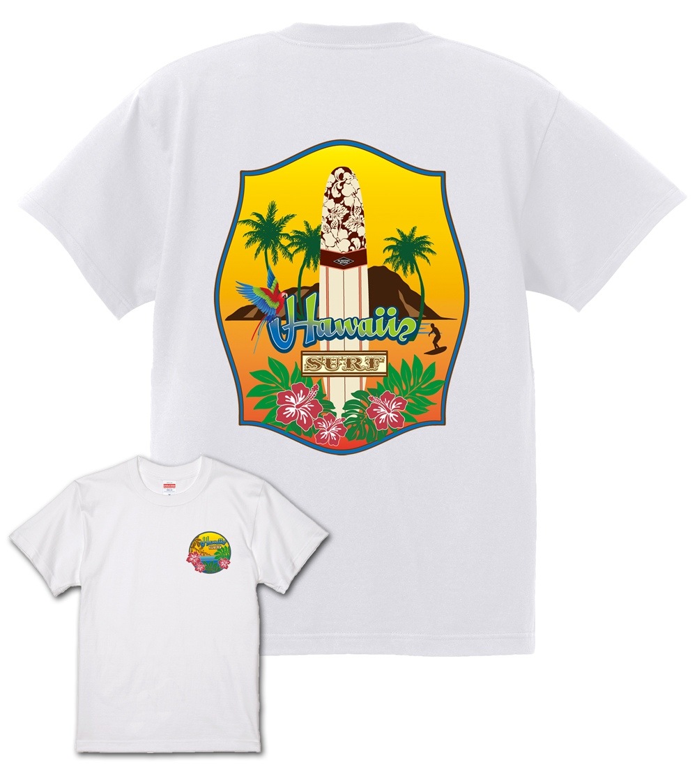 メンズ ハワイアンTシャツ mt004w