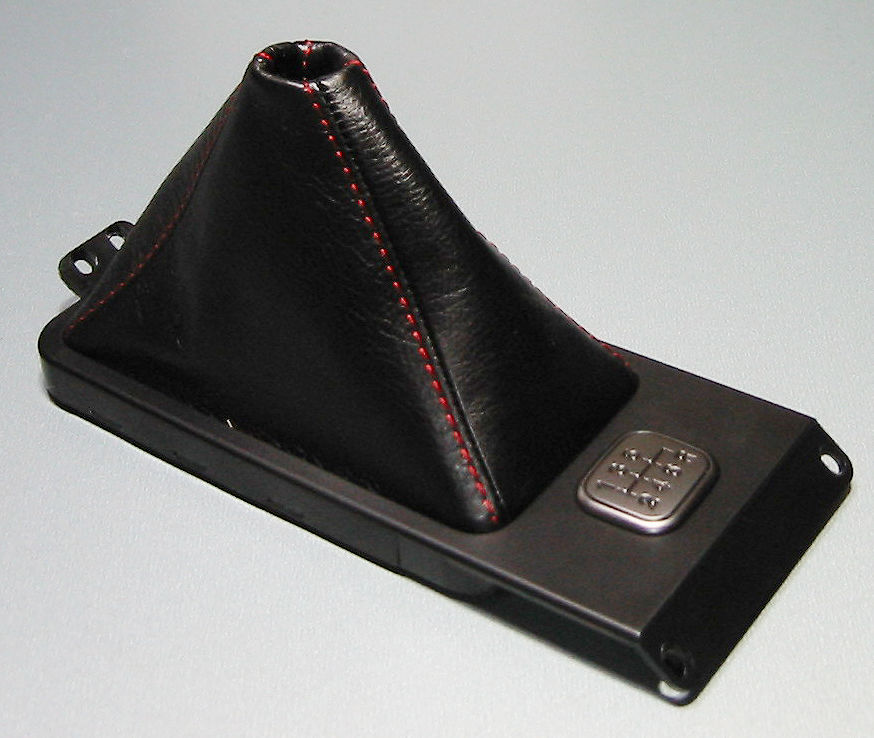 NSX MTシフトブーツ 本革＆ウルトラスエード（アルカンタラ）車革