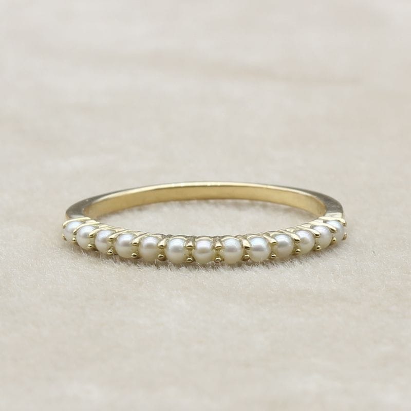 シードパールハーフエタニティリングR-02(1.6～1.7mm） | ジェイ