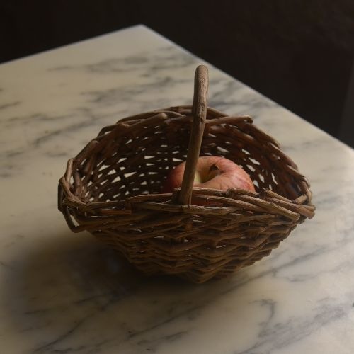 蚤の市*農民のシャンピニオン・野草パニエ 美品 | インテリア | | Trio