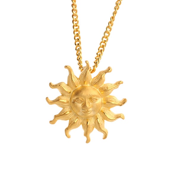 ザ・サン 太陽モチーフ 純金ペンダント｜レディース,ペンダント商品