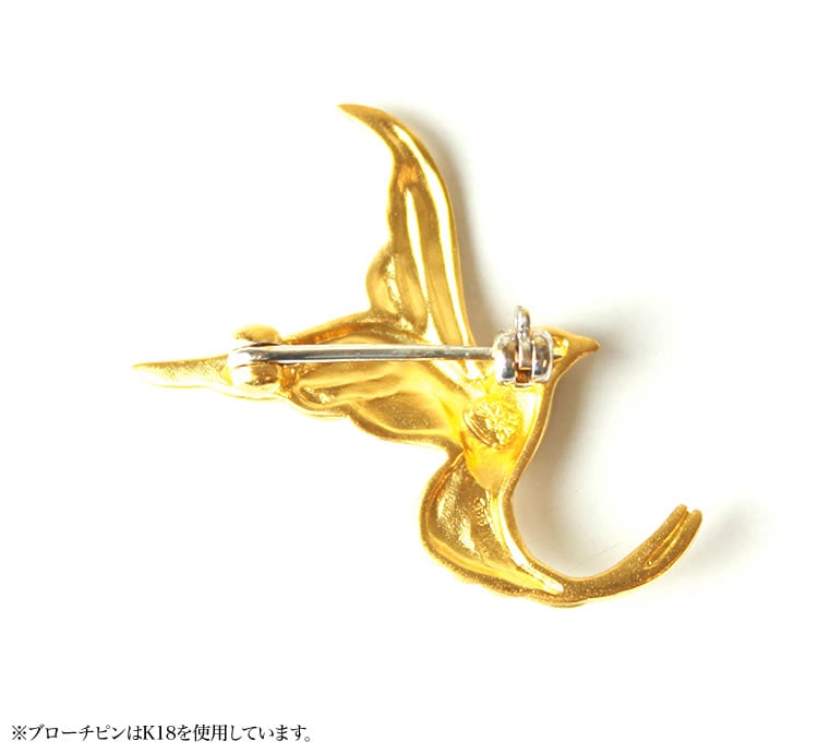 山鳩(さんじゃく) 純金ブローチ｜レディース,ブローチ商品｜PRIMA GOLD