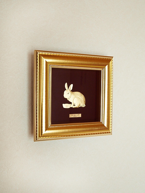 縁起の良い「うさぎ」純金アート｜純金アート商品｜PRIMA GOLD Online