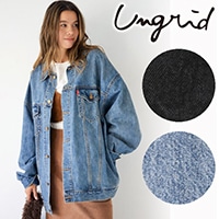 SALE30%OFF】Ungrid アングリッド ビッグシルエットデニムジャケット