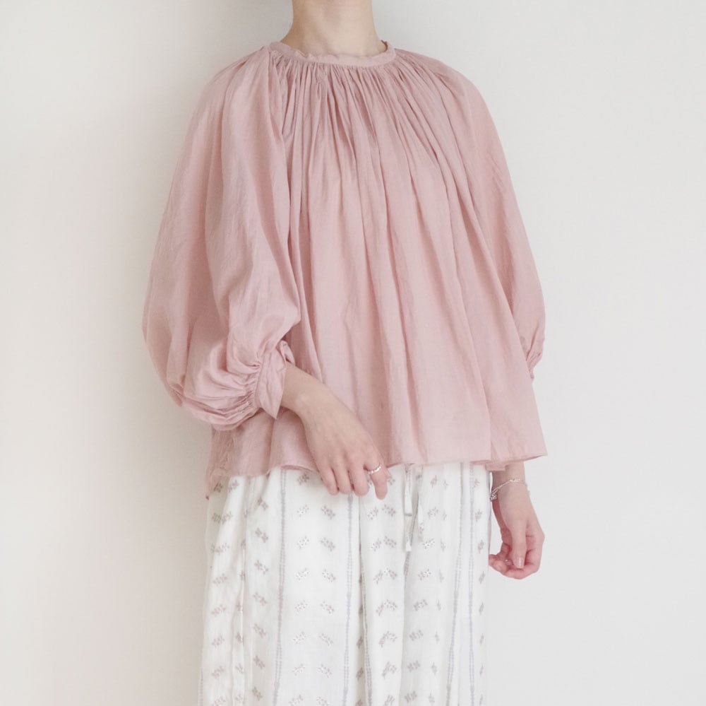 R&D.M.Co- オールドマンズテーラー : 6198 GARMENT DYE GATHER SMOCK