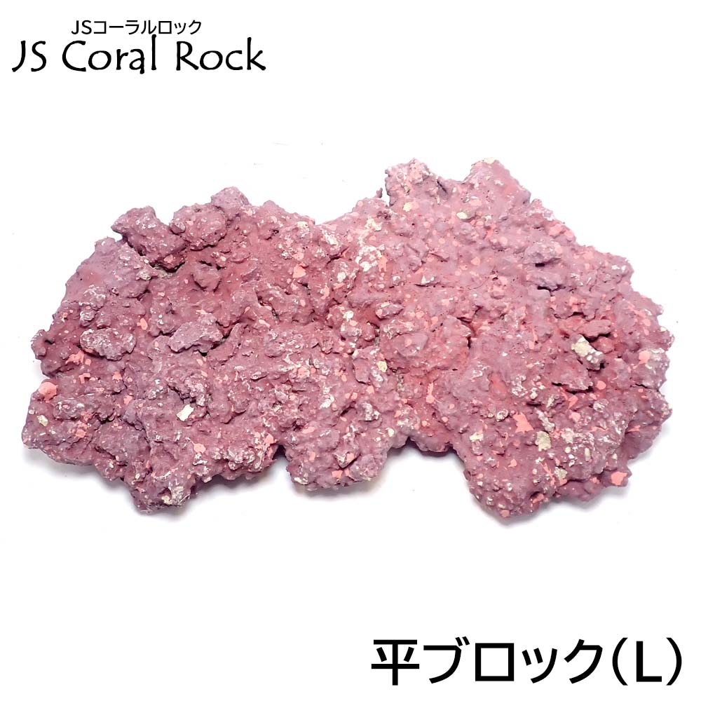 JSコーラルロック] 平ブロック Lサイズ 5枚＋1枚セット | 人工ライブ