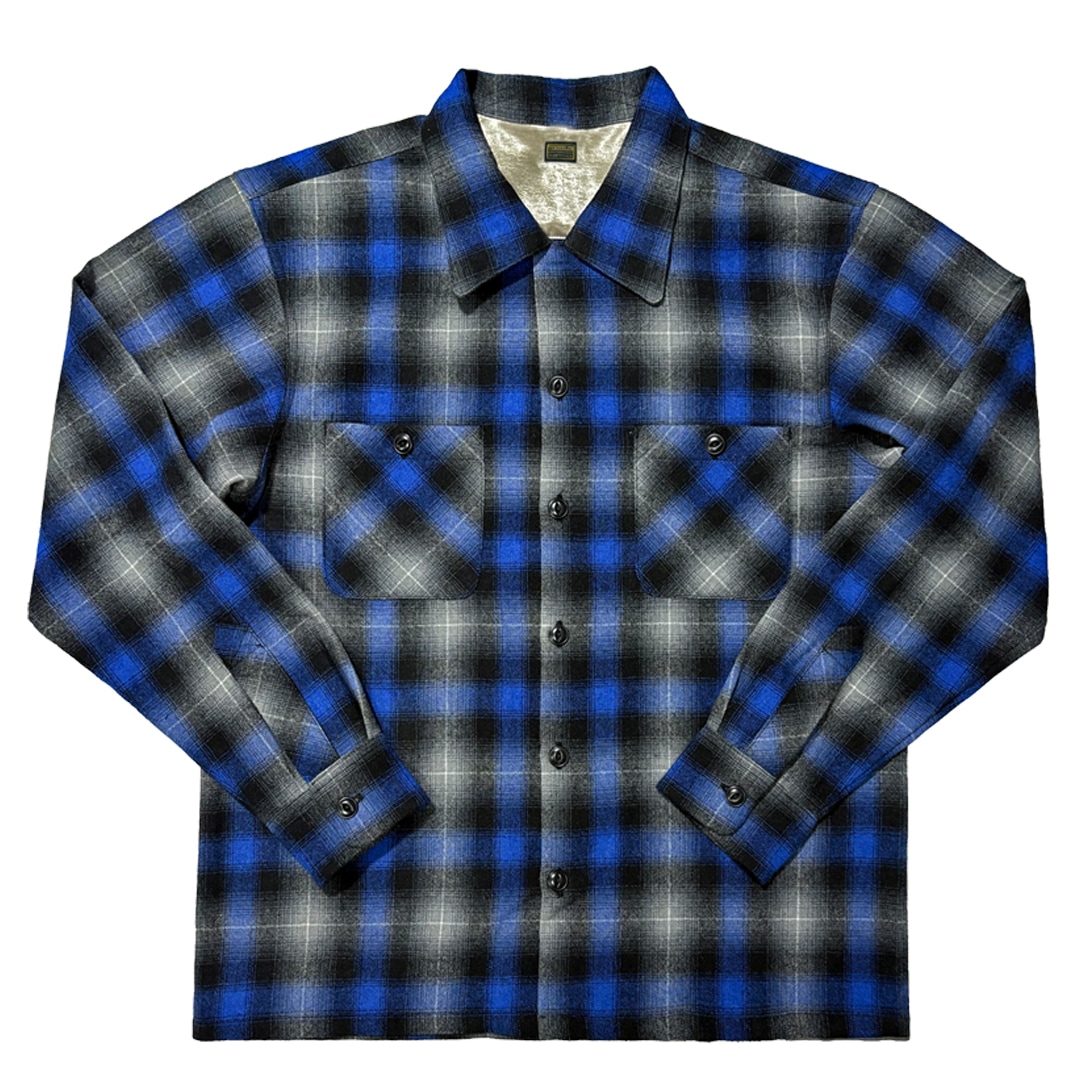 即納】TENDERLOIN OMBRE CHECK SHIRTS BLUE | SHIRT | TENDERLOIN