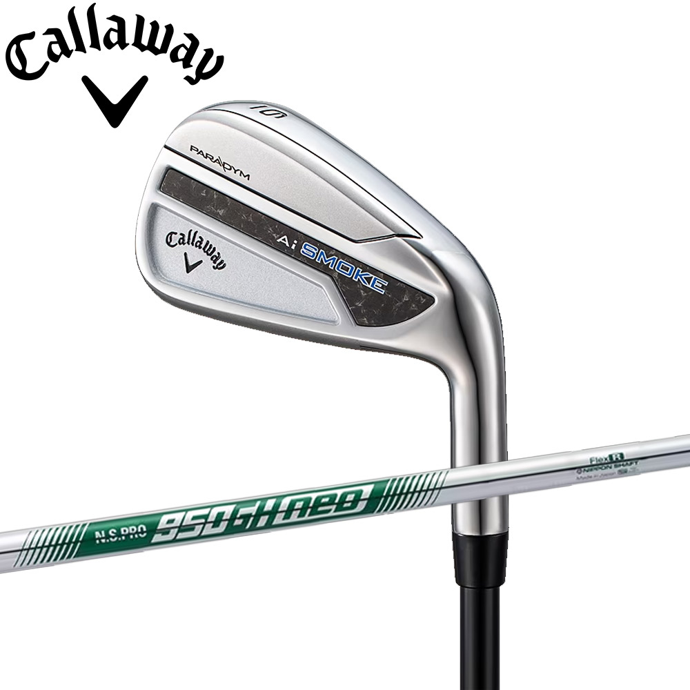 キャロウェイ Ai SMOKEアイアン 6-PWセット NS950neo 装着モデル 日本