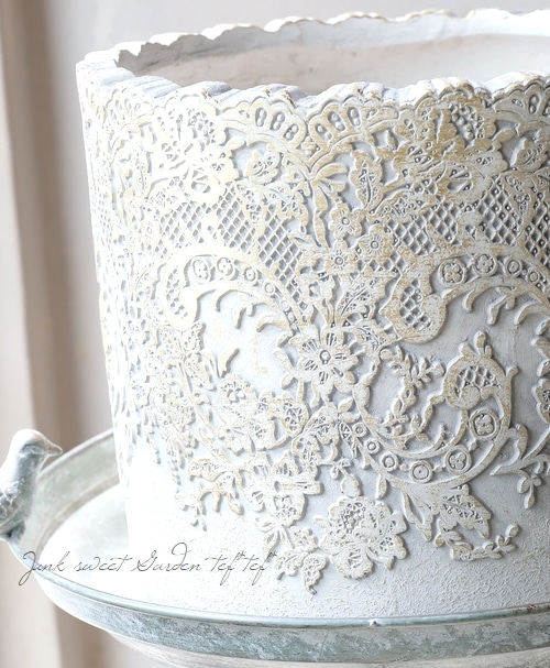 雑貨】【軽量】 セリーヌレース ラウンドL【アイボリー・ゴールド