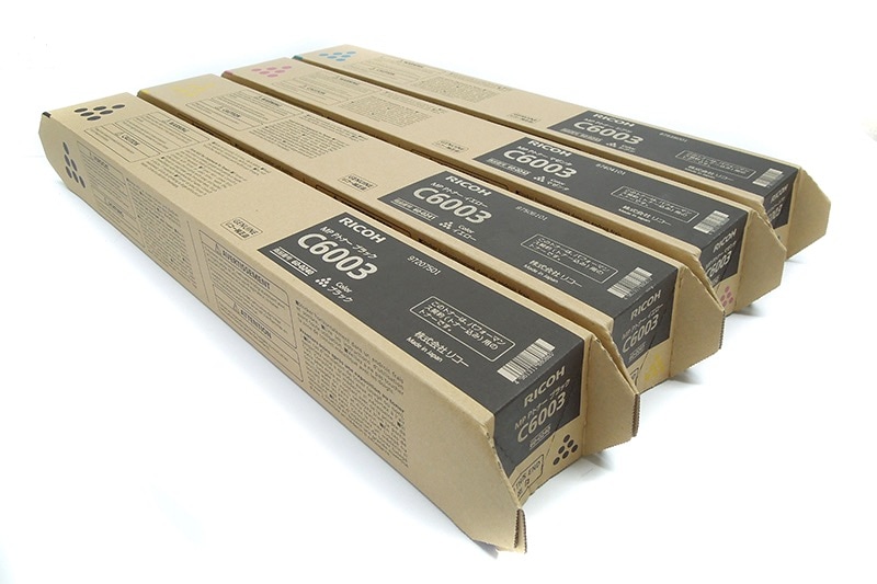 リコー RICOH MP トナー C6003 4色セット（K、M、C、Y 各1本） 純正品