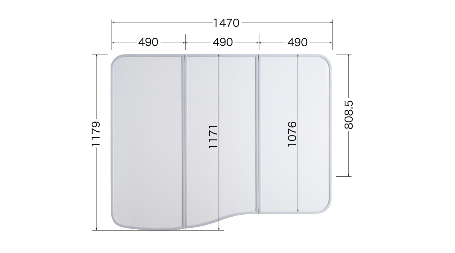 合わせフタ（3分割）（浴槽水栓なし） FFAAKW9XX | バスルーム,風呂