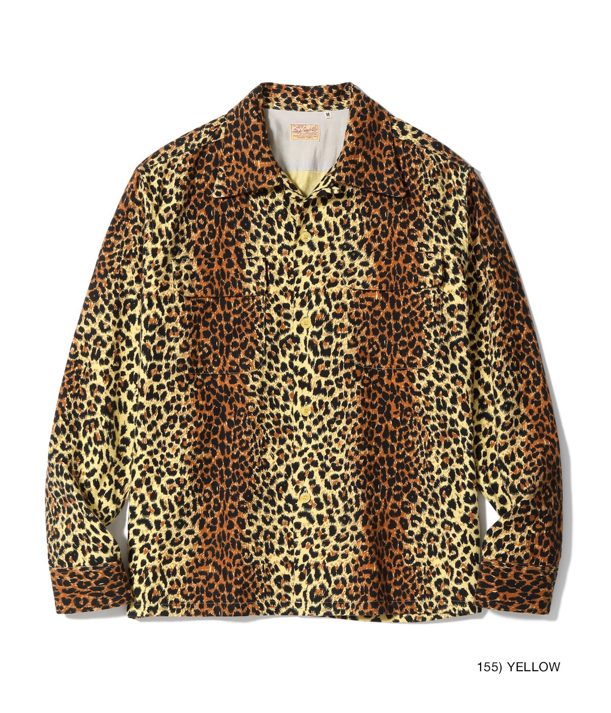 Lot No. SE29575 / Mid 1950s Style Flannel Sports Shirt “LEOPARD