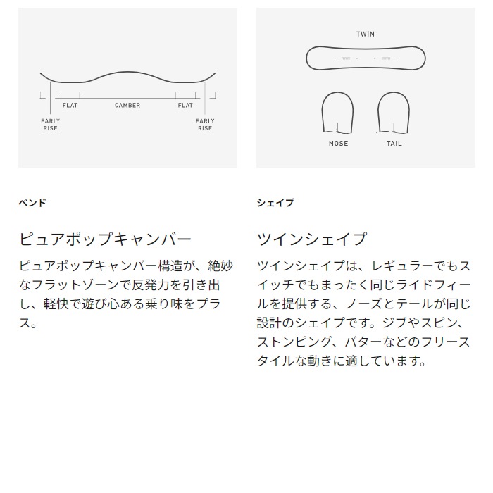 25-26 BURTON バートン PROCESS プロセス スノーボード 板 メンズ 2025