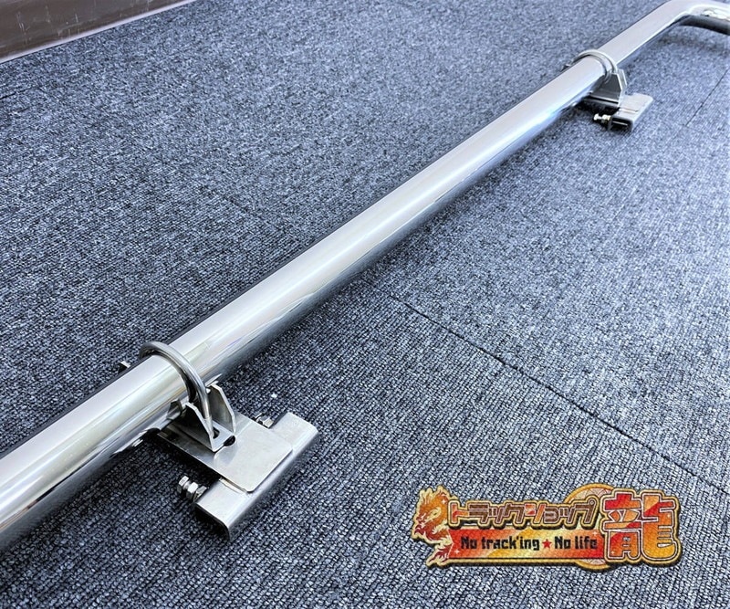 ステンレス アンテナステー 雨どい取付金具2個付き φ38パイプ 60° 標準