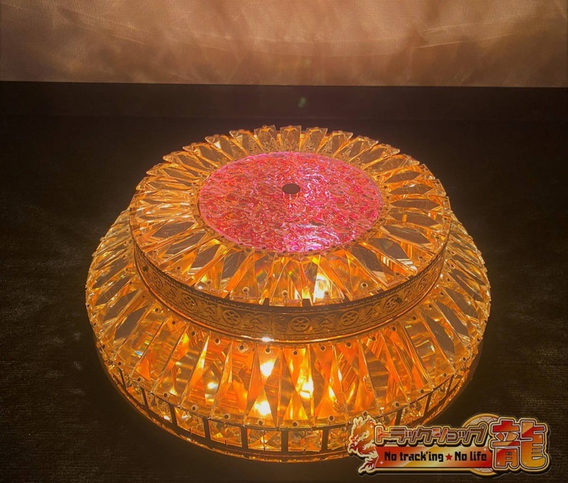 Φ40cm オーロラ シャンデリア 天吊り BA15S口金仕様 フルゴールド