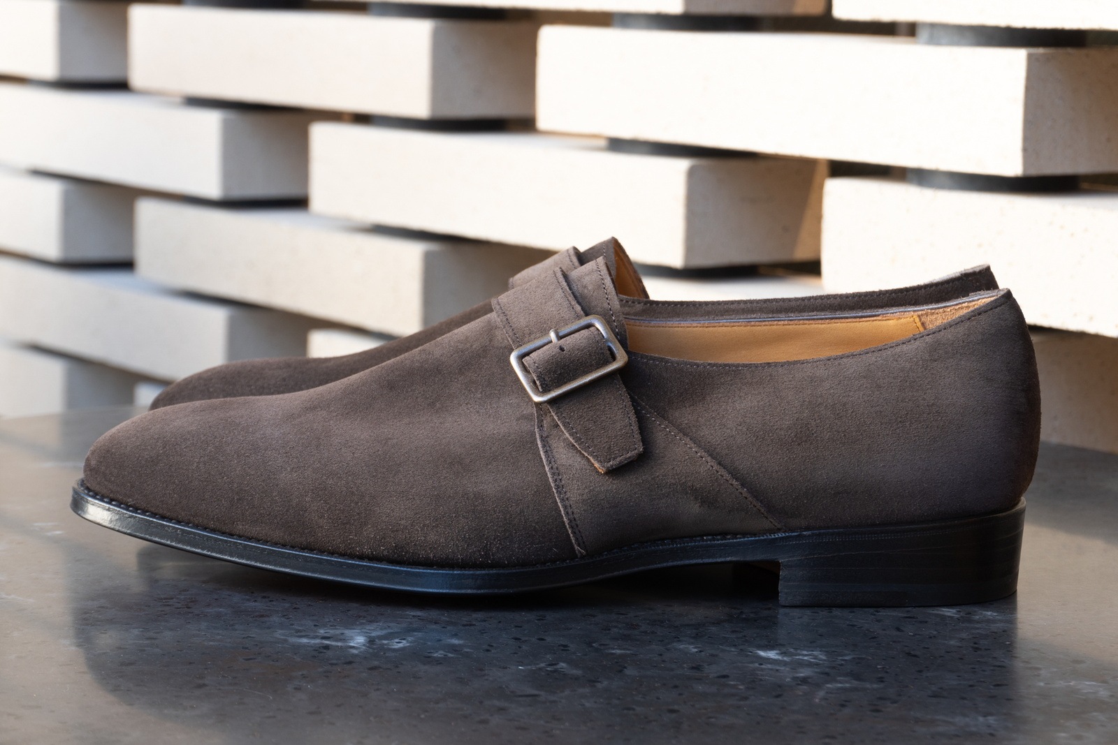 SALE】オリエンタル JOSEPH2 DARKBROWN モンクストラップ メンズ