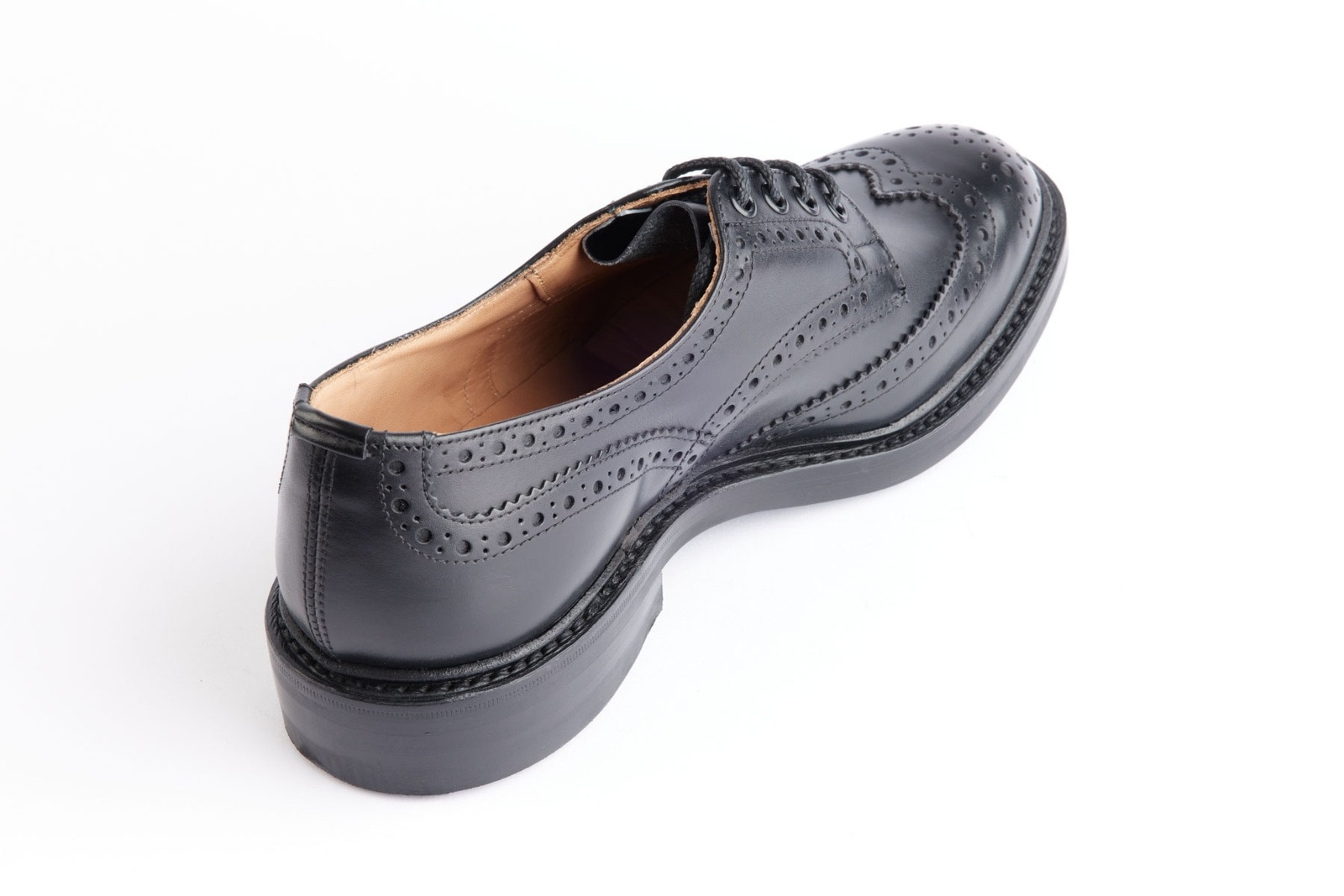 トリッカーズ バートン|BOURTON BLACK ウィングチップ メンズ