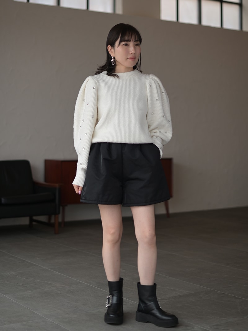 ビジューニット | Tops,トップス | | TREFLE＋1（トレフルプラスワン）