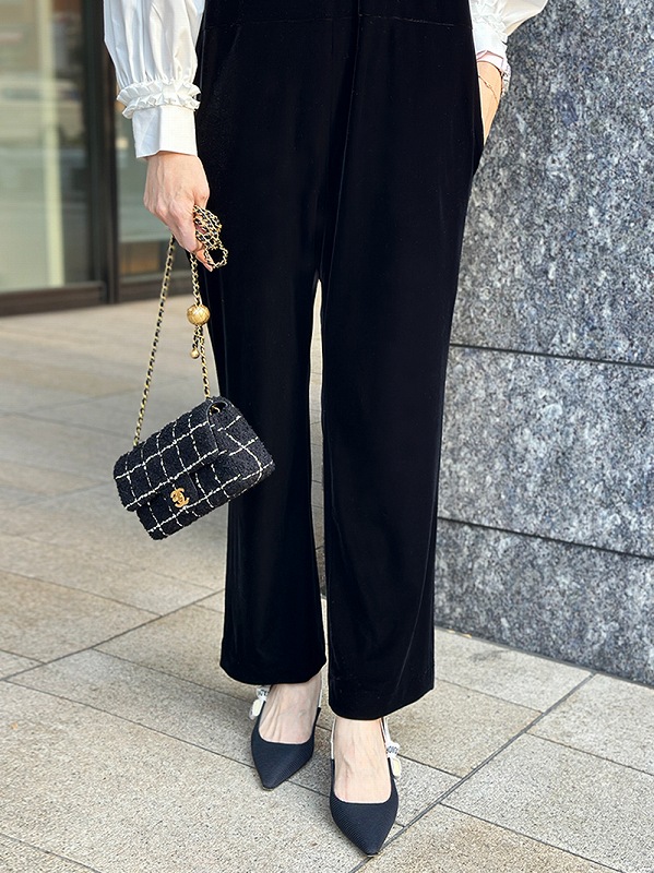 TREFLE➕1 トレフルプラスワンベロアサロペット02サイズ