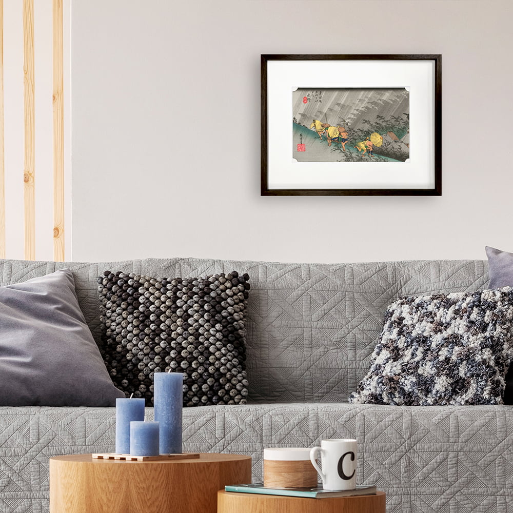 歌川広重「東海道五十三次 庄野 白雨」浮世絵木版画｜浮世絵工房