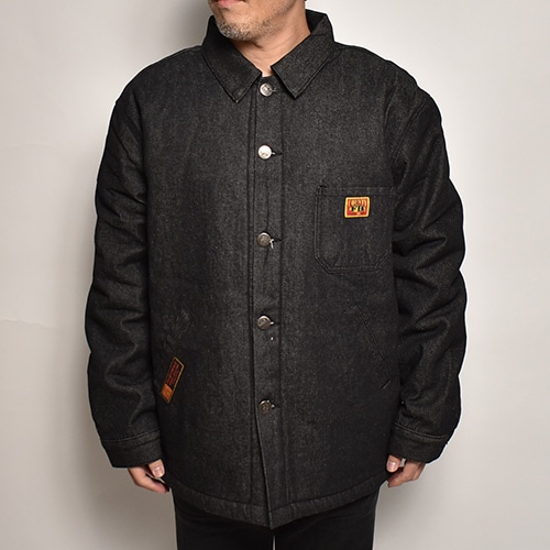 FB County/Over Sized Sherpa Lined Denim Chore Coat（エフビー