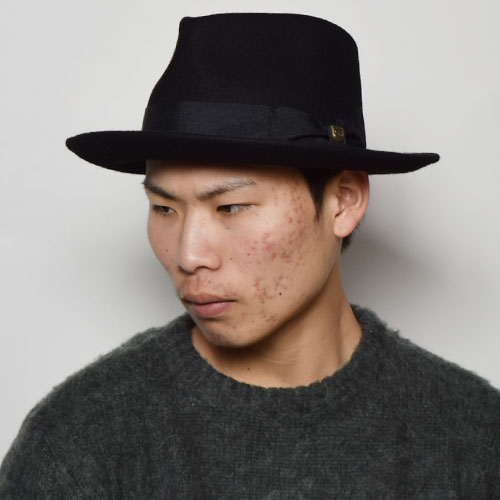Brixton/Swindle Hat（ブリクストン ウールフェルトハット）ブラック