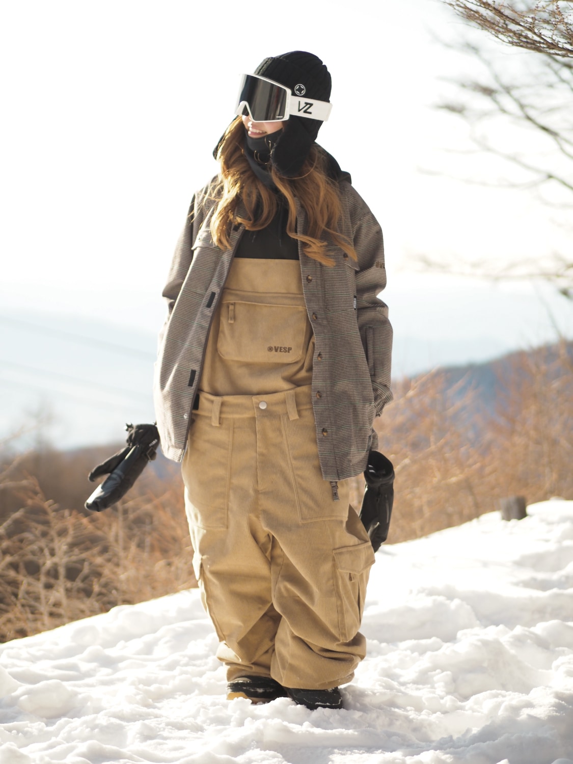 Twoway Corduroy Wide Jogger Bib Cargo Pants | PANTS（パンツ