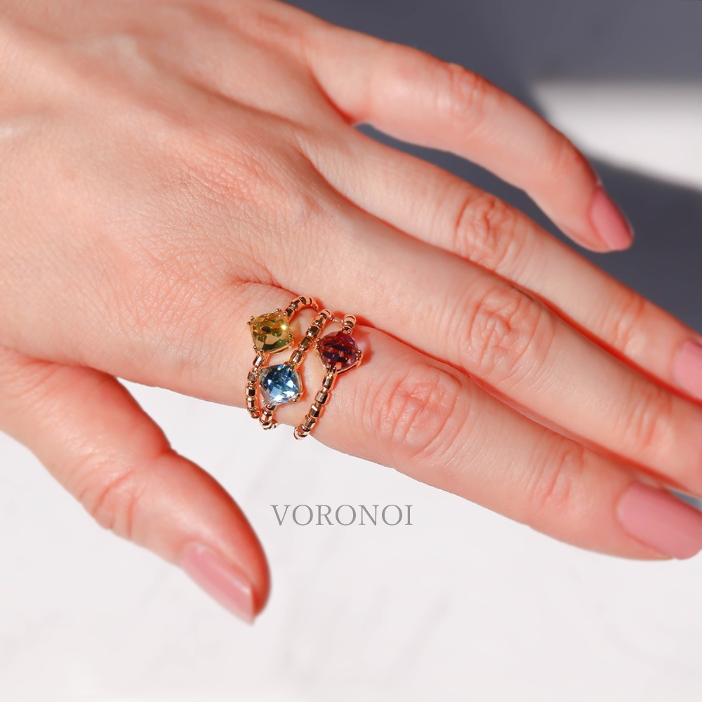 数量限定】MINAMO PETIT - Chess - フリーサイズリング K18