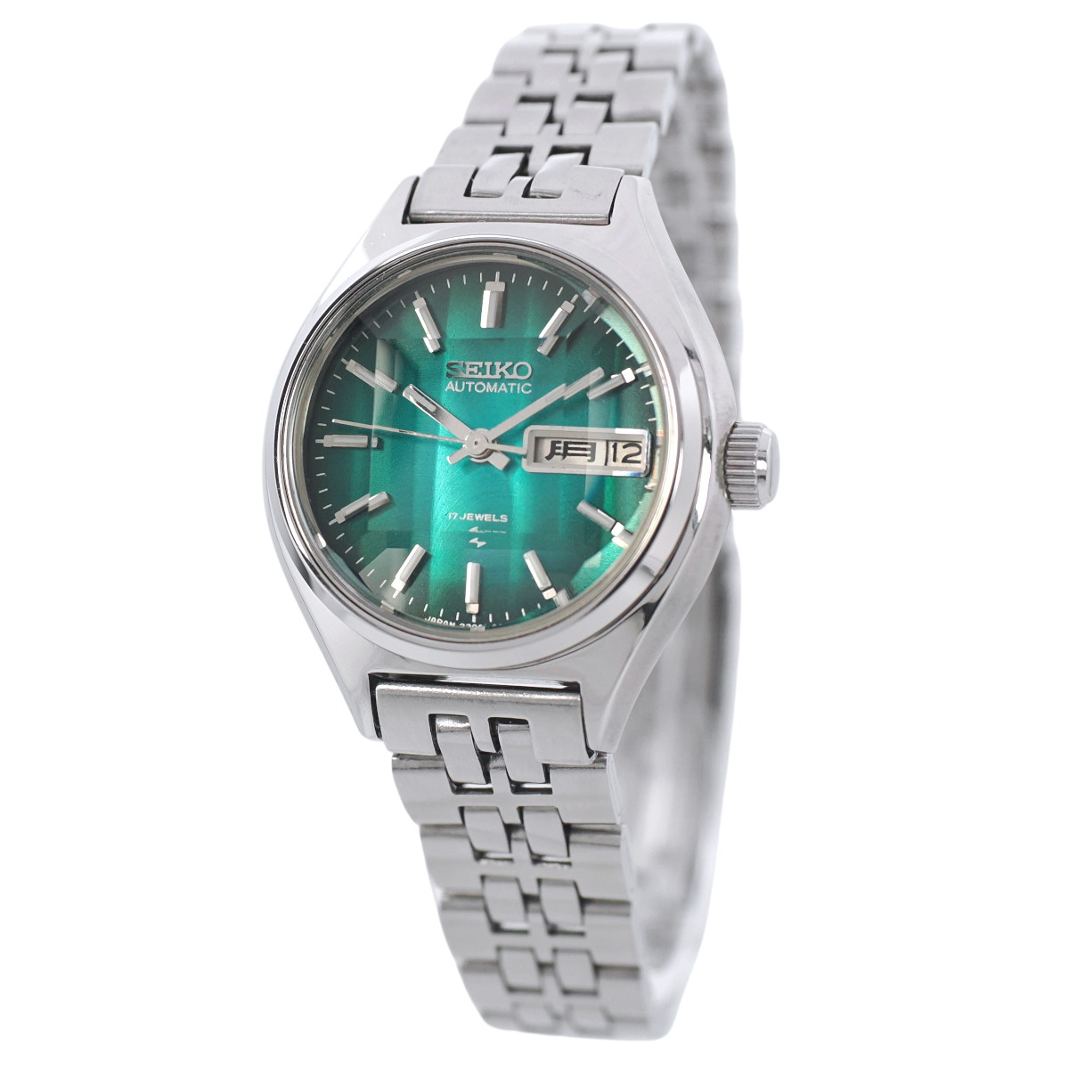 セイコー ジョイフル レディース 2206-0510 新品9面カットガラス 自動