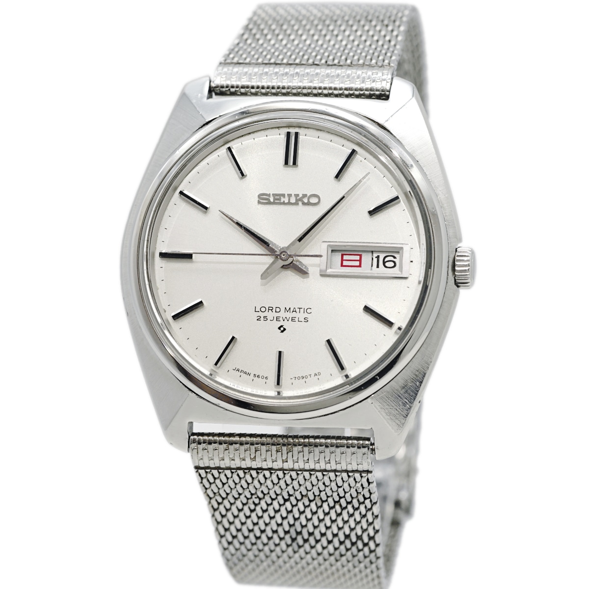 セイコー ロードマチック 5606-7000 社外ブレスレット 自動巻 OH済